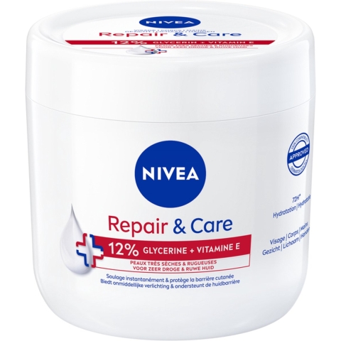 Nivea Repair & Care Bodycrème - 12% Glycerin + Vitamine E