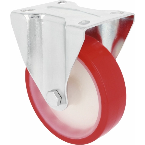 AMIG bokwiel/transportwiel - D160mm - polyurethaan - 300kg - heavy duty -