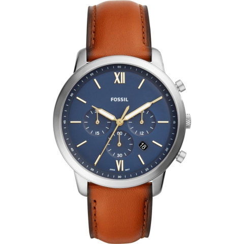 Fossil Neutra Chrono FS5453 Herenhorloge 44 mm - Zilverkleurig