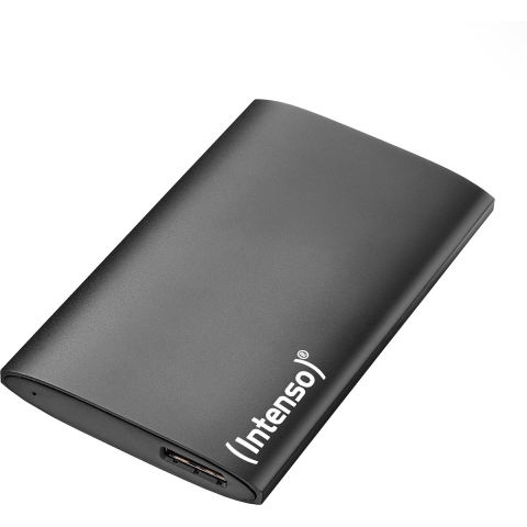 (Intenso) Portable SSD Premium 1 TB Externe SSD - 1TB - USB 3.2 - zwart aluminium