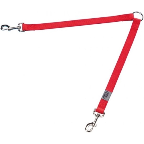 Nobby Koppellijn Classic - Hond - Nylon - Rood - 1,5 x 40 cm