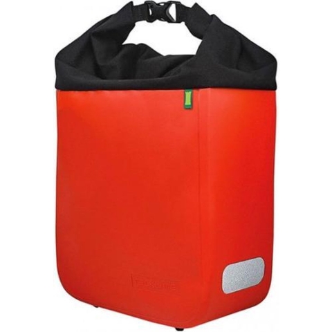 Enkele fietstas Donna Zwart/Oranje - 15L