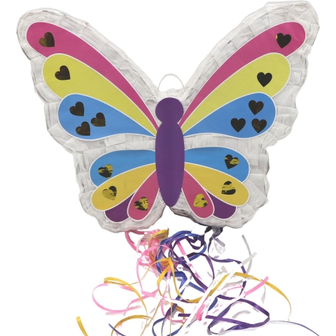 Pinata van papier Vlinder thema 42 x 32 cm -