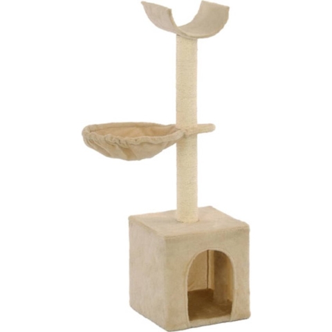 vidaXL-Kattenkrabpaal-met-sisal-krabpalen-105-cm-beige