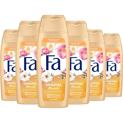 6x Fa Douchegel Oriental Moments 250 ml