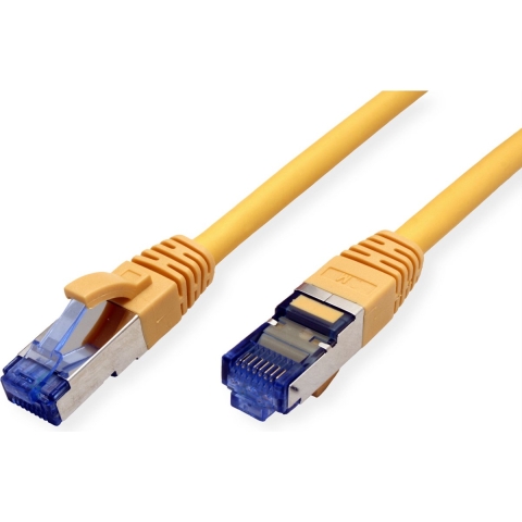 VALUE Patchkabel Kat.6A (Class EA) S/FTP (PiMF), LSOH, geel, 15 m