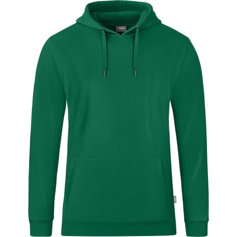 JAKO C6720 Sweater Met Kap Organic - Groen - M