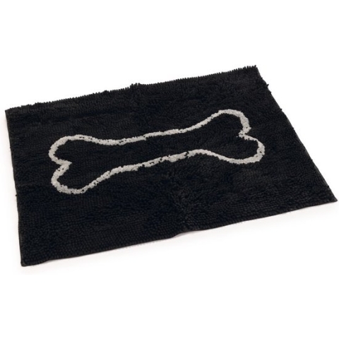 Dirty Dog Droogloopmat Hond - Dierenmat - Zwart - 88 x 68 cm