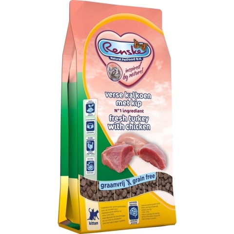Renske Super Premium Kitten Kalkoen & Kip 6 kg