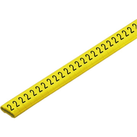 Weidmüller CLI M 2-4 GE/SW 2 CD Markeerring Opdruk 2 Buitendiameter 10 tot 317 mm 1568301508