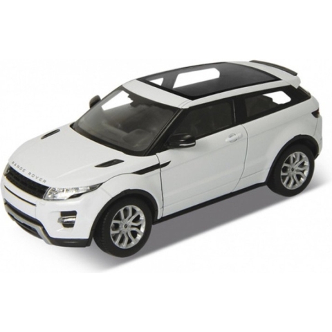 Modelauto Land Rover Range Rover Evoque wit schaal 1:24/18 x 8 x 6 cm -