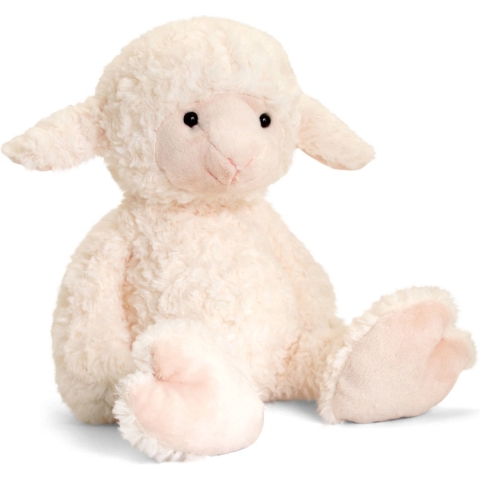 Pluche knuffel dier schaap/lammetje 25 cm -