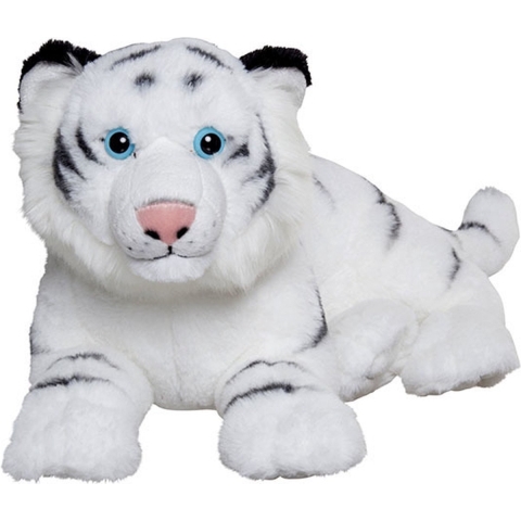 Pluche Witte Tijger knuffeldier van 48 cm -