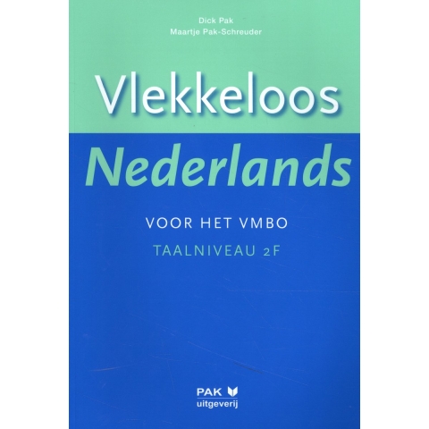 Vlekkeloos Nederlands voor het vmbo Taalniveau 2F (Paperback)
