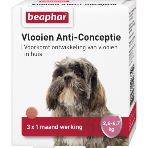 Beaphar Vlooien Anti Conceptie hond klein (2,6 - 6,7kg)