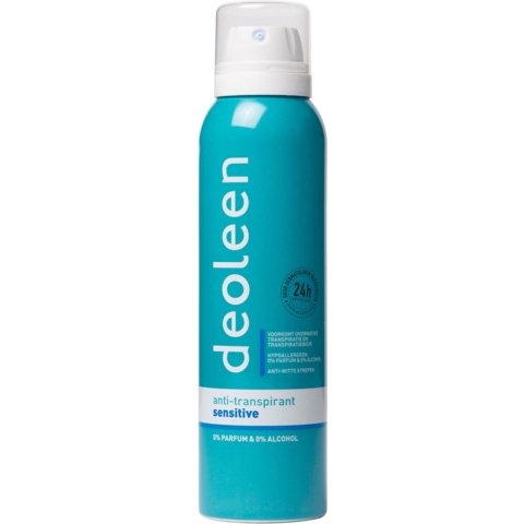 3x Deoleen Deodorant Spray Sensitive Anti-Transpirant 150 ml