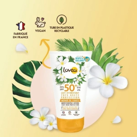 2x Lovea Sun Zonnebrand Melk SPF 50+ 150 ml