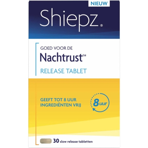 Gratis Verzending: 2x Shiepz Nachtrust 8 uur 30 tabletten
