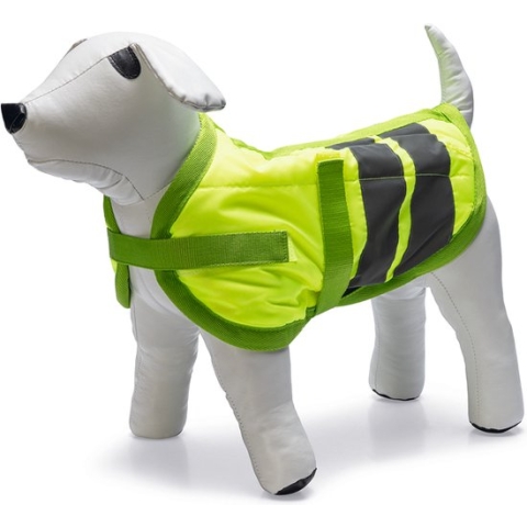 Beeztees Teddie - Hondenjas - Reflecterend - Geel - 50 cm