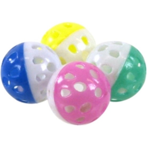 Ballen Met Bel Zwaar Model 4 cm 4 stuks