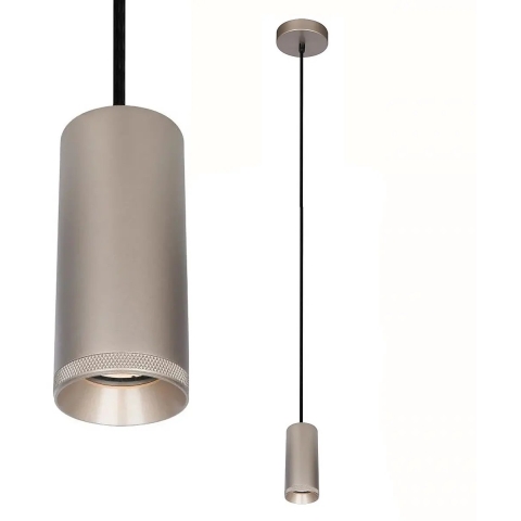 Artdelight Milano - Hanglamp - Ø 6,6 X 15 X 140 Cm - Champagne