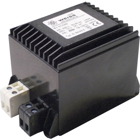Weiss Elektrotechnik 07/060 Compacte netvoedingstransformator 1 x 230 V 1 x 12 V/DC 60 W 5 A