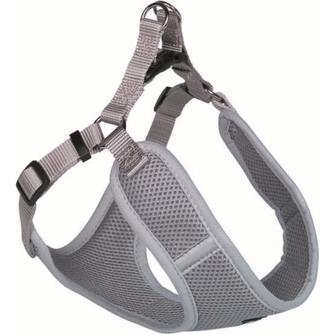 Nobby hondentuig Mesh Reflect - Grijs - XXS - buikomtrek 28 tot 33 cm