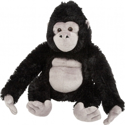 Ravensden Pluche knuffeldier - gorilla knuffel - 30 cm - apen knuffel -