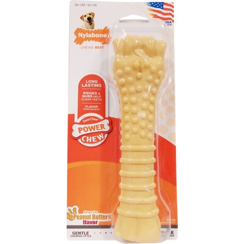 Nylabone Dura Chew Voor Harde Bijters Pindakaassmaak VANAF 23 KG