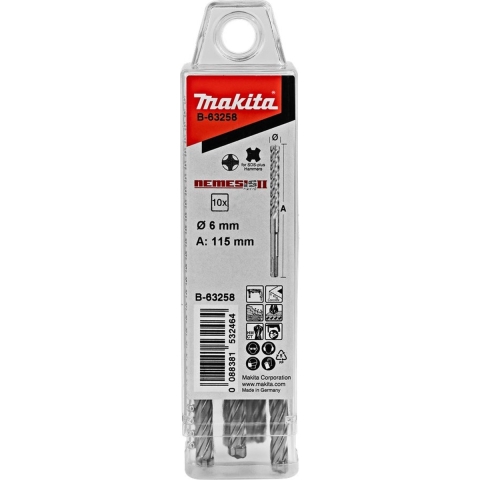 Makita Accessoires P4S:Sds-Plus Boor 10X160Mm 10S - B-63410