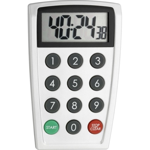 TFA Dostmann 38.2026 Timer Zilver Digitaal