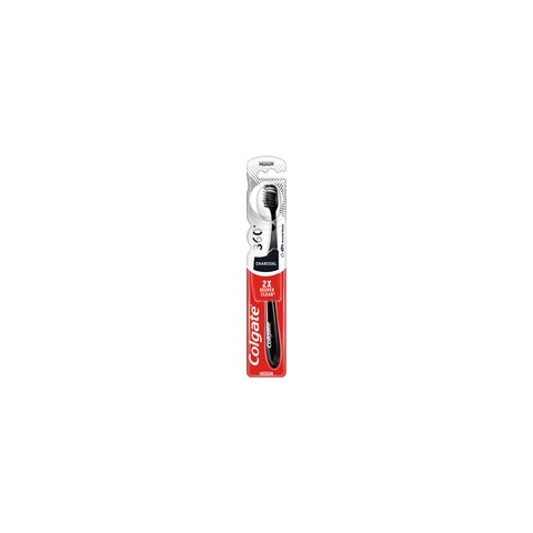 6x Colgate Tandenborstel 360 Black Medium