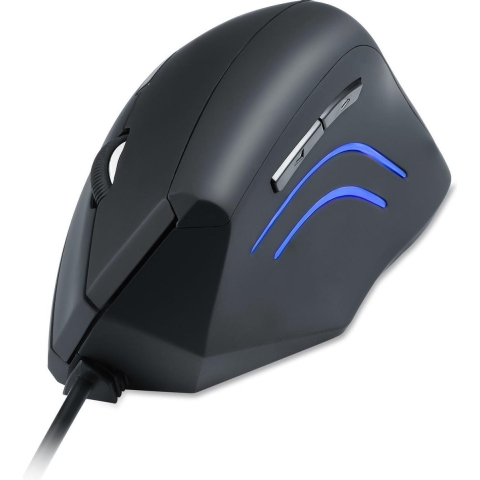 Perixx PERIMICE-508 Ergonomische muis USB Optisch Zwart 6 Toetsen 1000 dpi Ergonomisch