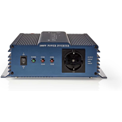 Nedis Inverter Pure Sinusgolf | 12 V DC | 2000 W | 1 stuks - PIPS100012 PIPS100012