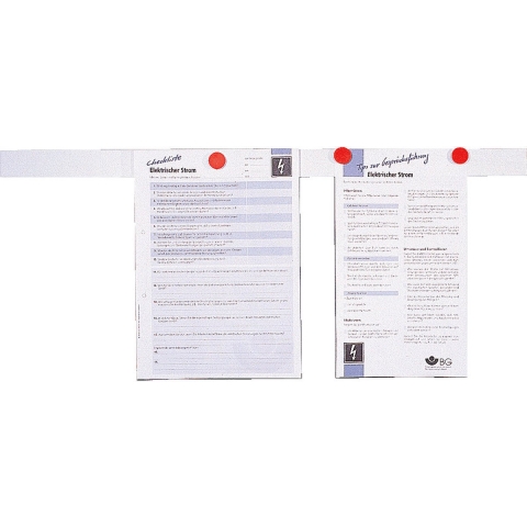 Durable Magneetband Magnetband (l x b) 5 m x 35 mm Wit 1 stuk(s) 471502