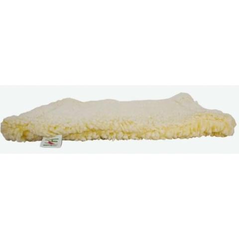 HuggleHounds Huisdierenmat L fleece wolwit
