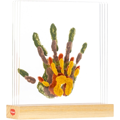 Tiny Love Handafdruk Set - Familieprints - Multi Kleur - Tiny Love - OneSize - Creatieve Speelset