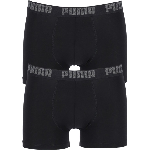Puma Boxershorts - 2-pack - Black/Black - Puma - L - Large - Boxershorts