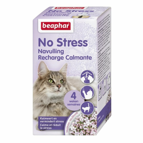 Beaphar No Stress Navulling Kat - Antistressmiddel - 30 ml