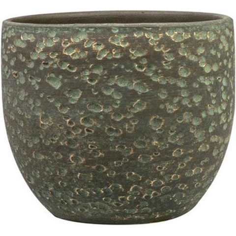 Ter Steege Plantenpot Lava Stone - groen - D36 x H32 cm - binnen - bloempot -