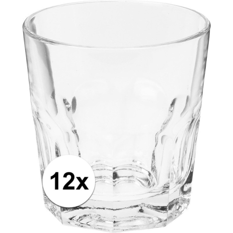 12x Drink glazen 250 ml -