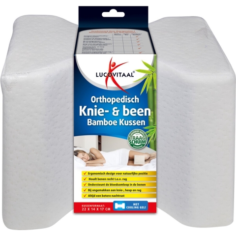Lucovitaal Knie&Been kussen Bamboe
