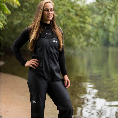 Gill Verso Lite zeilbroek zwart dames, XL