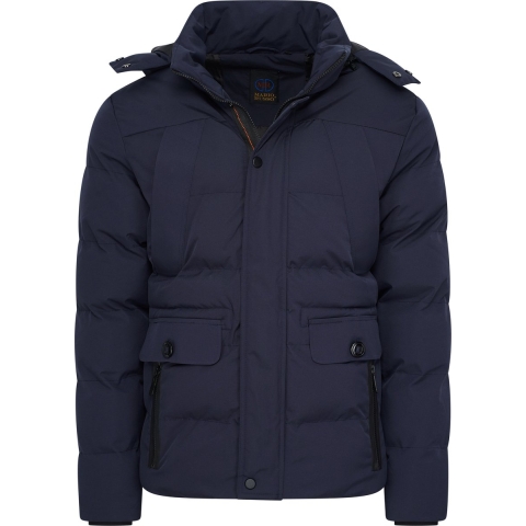 Mario Russo Ranger Jacket - Jas Heren - Winterjas Heren - Waterafstotend - Winddicht - Navy - XL