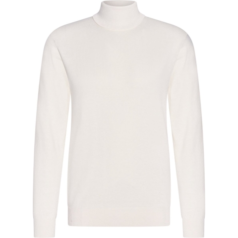 Cappuccino Italia - Heren Sweaters Coltrui Off White - Wit - Maat XXL