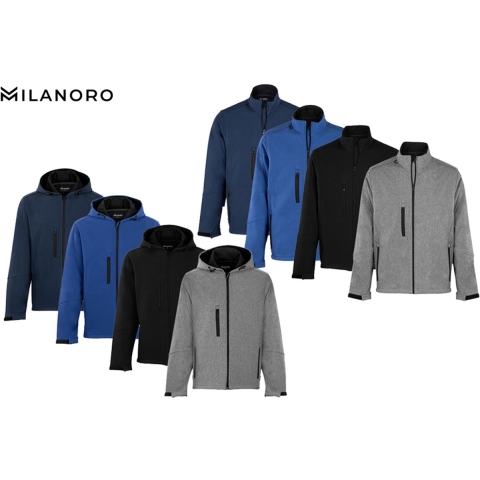 Milanoro - Wind- en waterdichte jasjes - Jas zonder kap - Navy - S