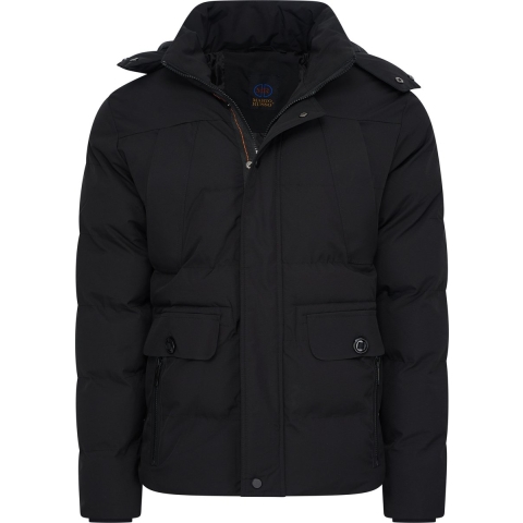 Mario Russo Ranger Jas - Jas Heren - Winterjas Heren - Waterafstotend - Winddicht - Zwart - M