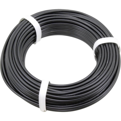 Donau Elektronik 2501 Meetkabel 25 m Zwart 1 stuk(s)