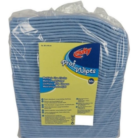 Multy Vaatdoeken viscose 50-pack blauw