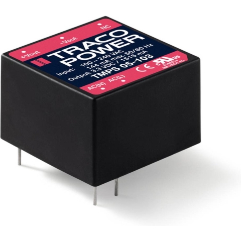 TracoPower TMPS 05-109 AC/DC-printnetvoeding 9 V/DC 0.55 A 5 W